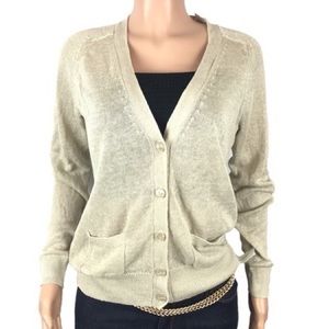 LOFT Tan Cardigan